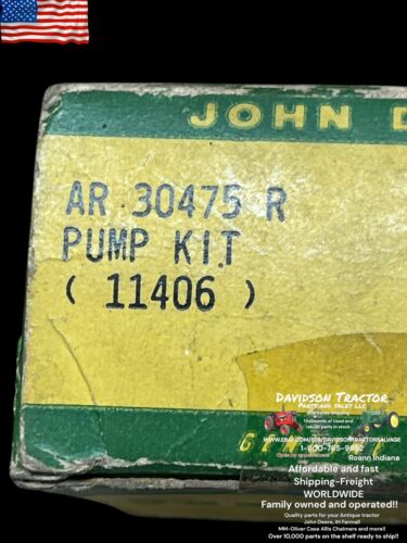 Genuine John Deere AR30475R New Old Stock Pump Kit