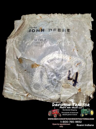 MANIFOLD GASKET SET FOR 60 620 630 John Deere GAS R100312, AA7300R NEW OLD STOCK