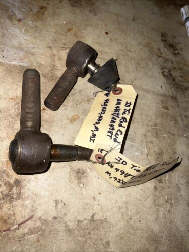 2 FRONT DRAG LINK TIE ROD ENDS FOR PART 8N3270 AM497T AM499T