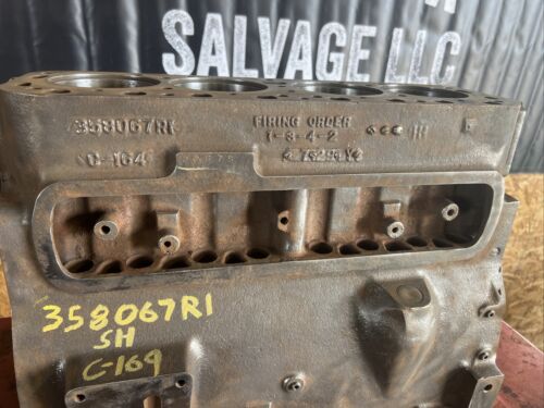 FARMALL SUPER H CYLINDER BLOCK 358067R1 C-169 Antique Tractor