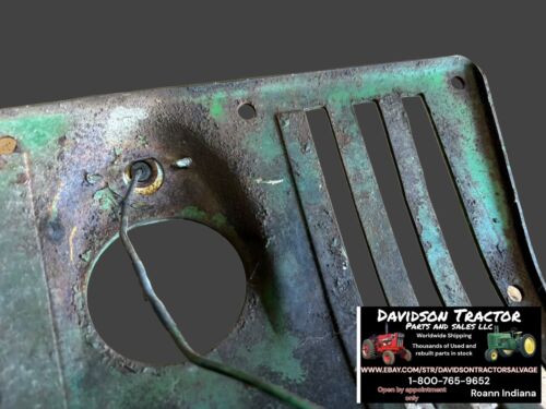 John Deere 2010 Tractor Dash Shifter Plate Cover Antique Tractor