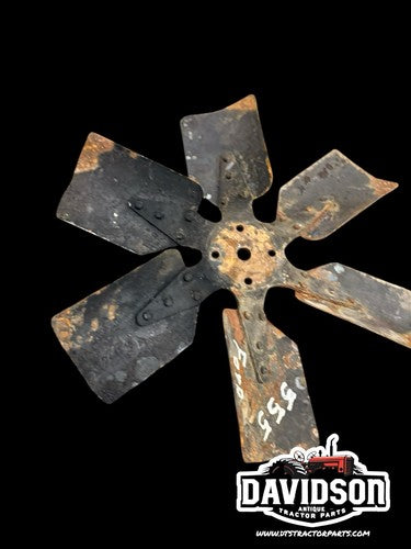 Ford 555 Backhoe Tractor Engine Fan Assembly Antique Tractor