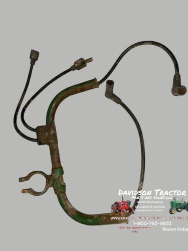 John Deere B JD Tractor ORIGINAL spark plug wire cover holder w/ clamp
