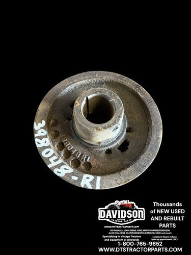 Crankshaft Pulley 398048R1 International 464 Gas C-175 Gas Antique Tractor
