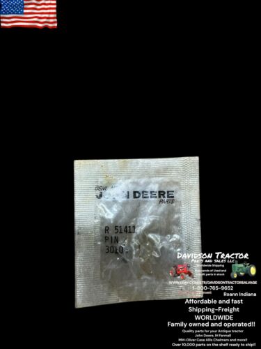JOHN DEERE 1020 1520 2030 3030 3155 4020 8430 SELECTIVE CONTROL VALVE PIN R51411