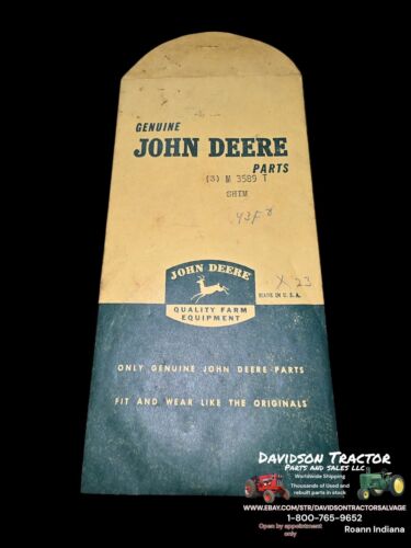 M3589T Genuine John Deere New Old Stock Shim (5Pack)