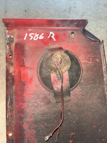 International Harvester 1586 Headlight Cover Panel WORKING PAIR Antique Tractor