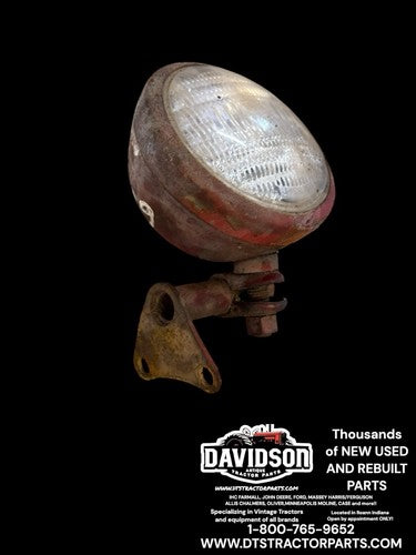 International 674 Headlight W/Mounting Bracket Antique Tractor