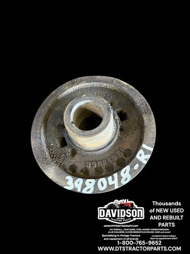 Crankshaft Pulley 398048R1 International 464 Gas C-175 Gas Antique Tractor