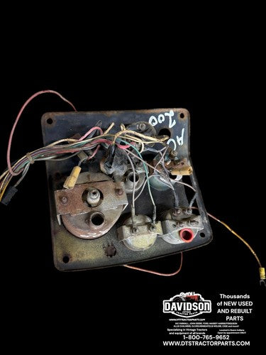 Allis Chalmers AC 200 Tractor Dash Instrument Panel
