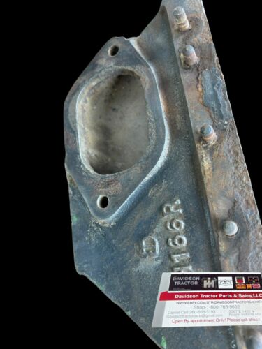 USED JOHN DEERE H TRACTOR RADIATOR TOP TANK AH538R CAST# H166R