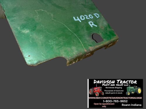 John Deere 4020 D Right Hand Side Panel Antique Tractor