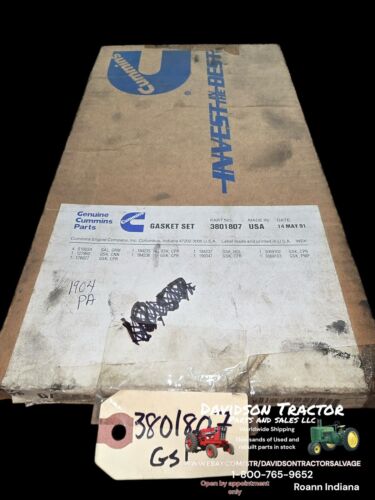 Cummins 3801807 Gasket Set
