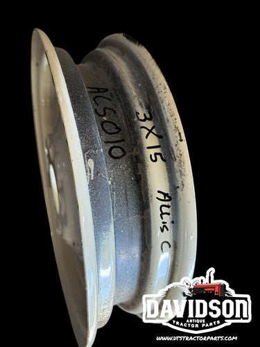 New  3" X 15" Front Wheel Rim 5 Lug Fits Allis Chalmers B C CA D10 D12