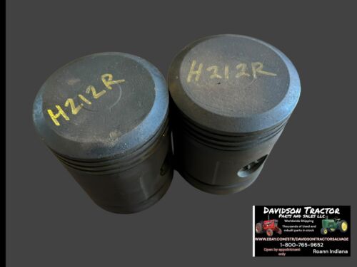 Used John Deere H Tractor Piston Pair STD H212R Antique Tractor