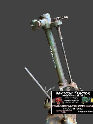 1937 John Deere B Shifter Tower Throttle Assembly Steering Shaft Post Antique