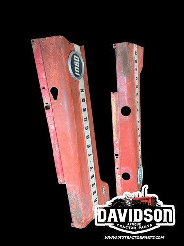 1080 Massey Ferguson Hood Side Panel Pair Antique Tractor NICE