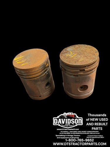 John Deere Unstyled A A61R STD Piston Pair Antique Tractor