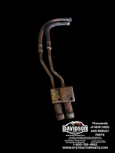 IH International 504 Hydraulic Remote Lines W/block Antique Tractor