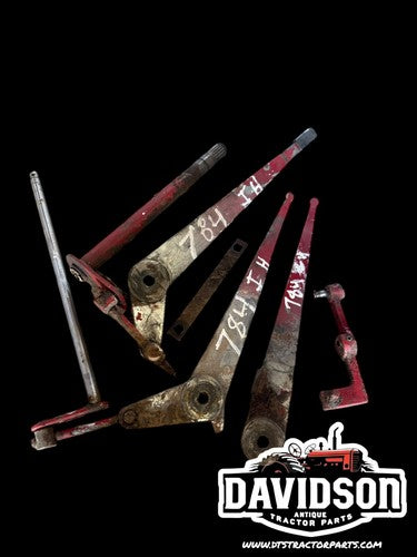 International 784 Hydraulic Handle Linkage Set Antique Tractor