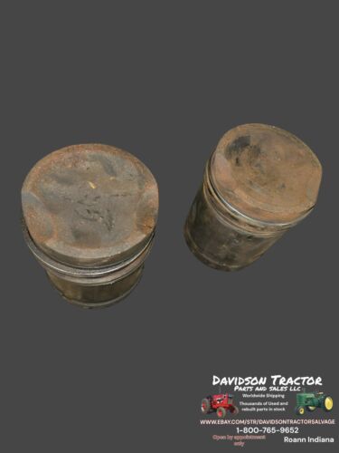 John Deere B B3208R JD Tractor engine motor piston PAIR Antique Tractor