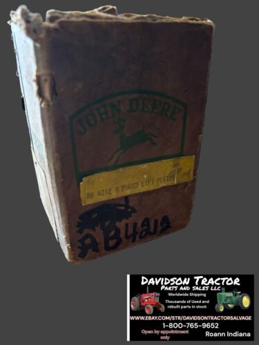 Genuine John Deere NOS Tractor Power Lift Piston AB4212R B2798R New Old Stock