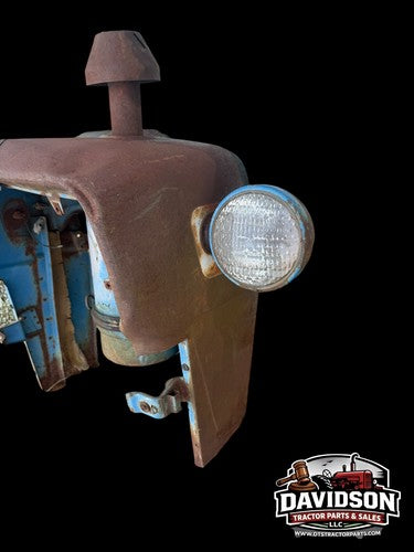 Ford 4000 Diesel Front Nose Cone Hood W/air Cleaner & Headlights Antique Tractor