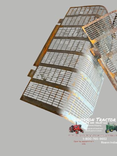 New Grill Screen Pair Fits John Deere B & H Tractors B1420R
