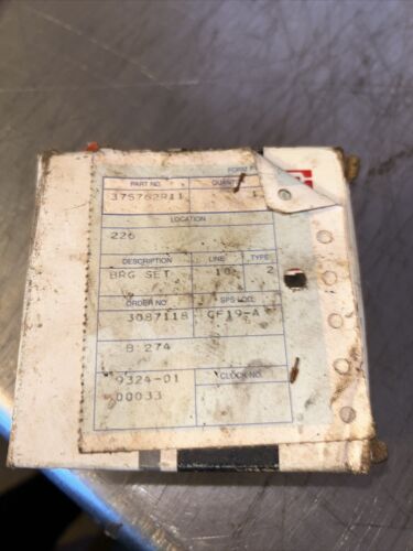 International Harvester Bearings Part No. 375762R11 Models 404 424 444 504  2404