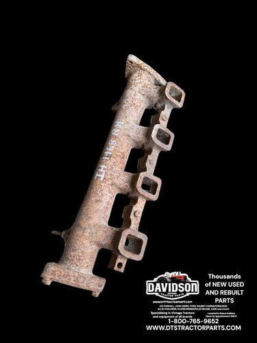 International Farmall 1468 Right Exhaust Manifold Antique Tractor V8