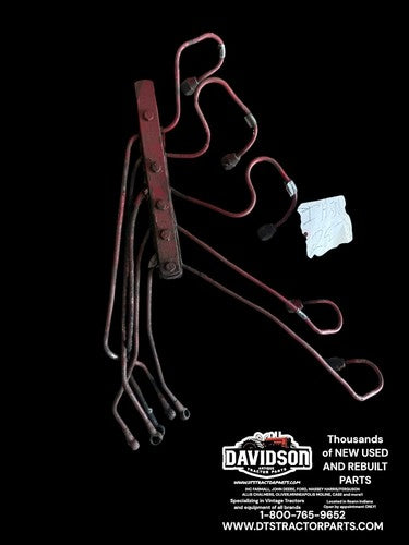 IH Farmall 706D D282 Injection Lines For Parts (missing A Line)