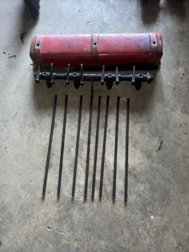 IHC McCormick W9 Gas Valve Cover Rocker Arm Push Rods