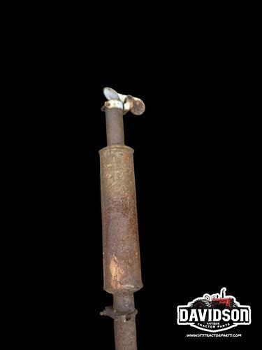 Case 400 401 Diesel Tractor engine motor exhaust manifold w/ pipe