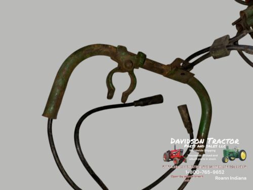 John Deere B JD Tractor ORIGINAL spark plug wire cover holder w/ clamp