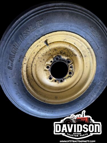 6.00x16 John Deere A,B,G Front Rim/Tire Antique Tractor