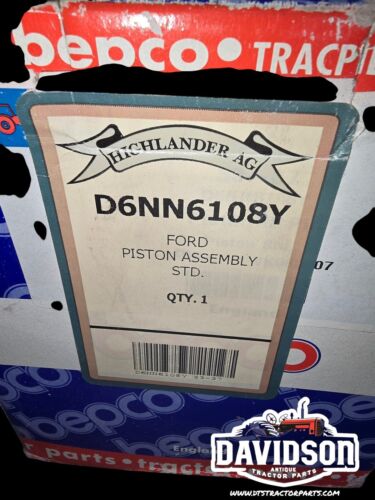 Ford 7000 7600 Tractors  STD Piston Assembly D6NN6108Y