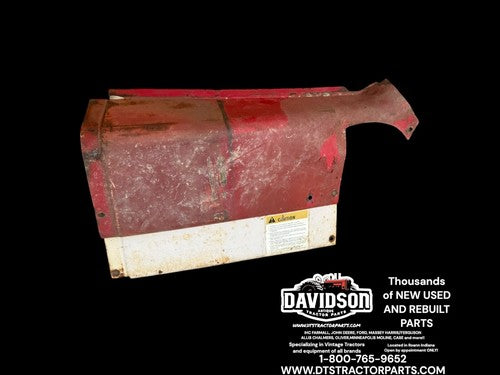 International 1066 Tractor Original IH IHC left rear dash hood section panel