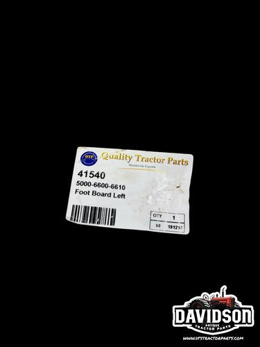 Ford 5000 6600 6610 Left Floor Board Antique Tractor