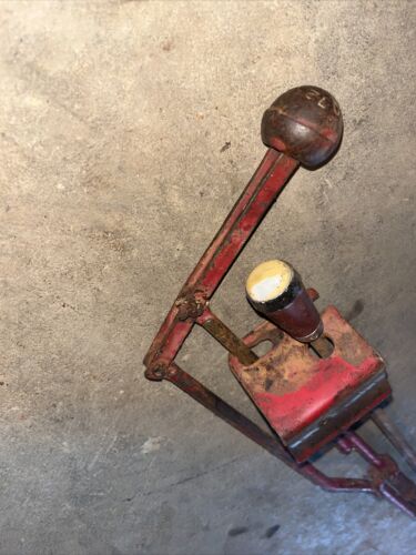 Farmall IH A tractor Vac Vacuum lift control rod w/ handle & mounting bracket