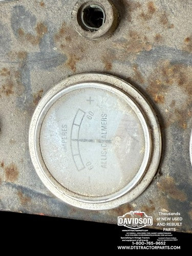 1965 Allis Chalmers AC 190 XT Gas Tractor Dash Instrument Panel