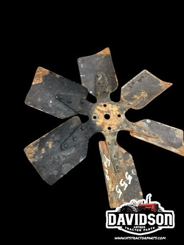 Ford 555 Backhoe Tractor Engine Fan Assembly Antique Tractor