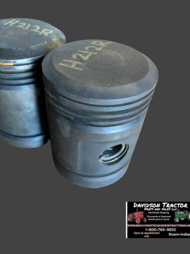 Used John Deere H Tractor Piston Pair STD H212R Antique Tractor