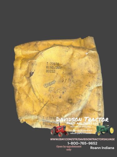 Genuine John Deere T27870 New Old Stock Snap Ring