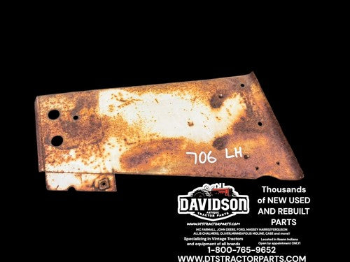 Farmall 706 Tractor front IH Left radiator hood side panel Antique Tractor