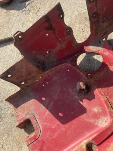 Farmall 300 RC Tractor IH dash cowling valve cover tachometer cover & light post