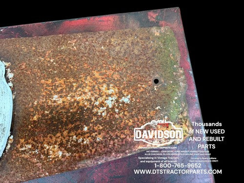 Farmall 560 IH tractor front radiator side hood cover panel w/ emblem RIGHT