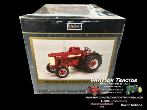 INTERNATIONAL HARVESTER HIGHLY DETAILED W450 LP TRACTOR COLLECTIBLE 1 1-16th SC