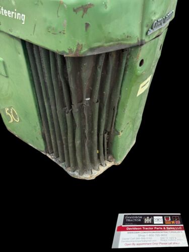 John Deere 50 Grill Nose Cone Antique Tractor