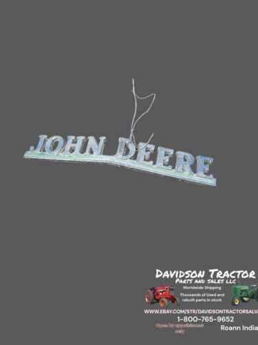 Genuine John Deere 70 Gas LP Nose Cone Badge Emblem Antique Tractor