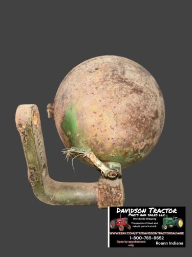 John Deere Headlight With Bracket  Antique Tractor Vintage Headlight
